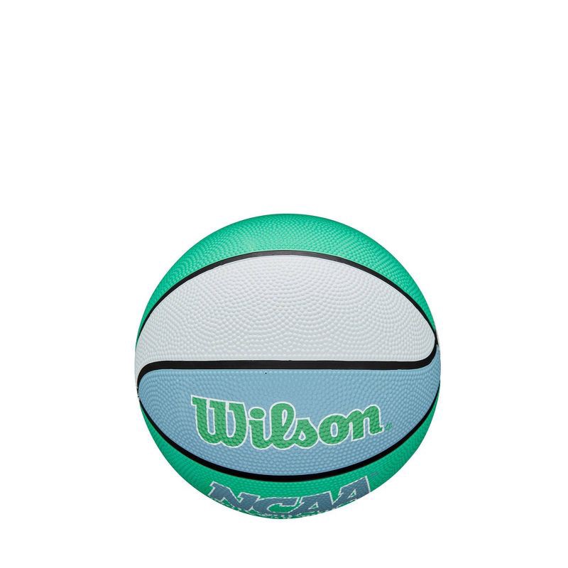 slide 5 of 6, Wilson NCAA Mini Basketball - Blue: Rubber Shell & Fill, Ages 0-10, 1 ct