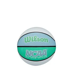 Wilson NCAA Mini Basketball - Blue: Outdoor Rubber Sports Ball, Ages 0-10