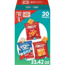 Kellogg's Snacks Kellogg's Cheez-It + PopTarts Snacks Variety Pack - 33.42oz