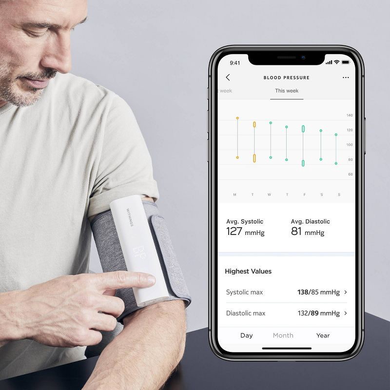 slide 3 of 7, Withings BPM Connect - Wifi Blood Pressure Monitor, 1 ct
