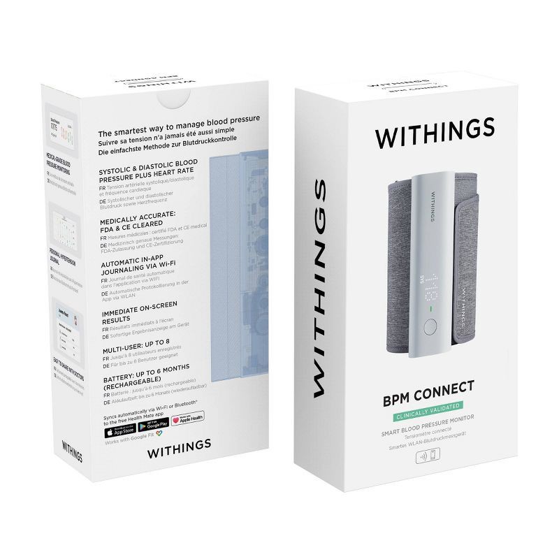 slide 6 of 7, Withings BPM Connect - Wifi Blood Pressure Monitor, 1 ct