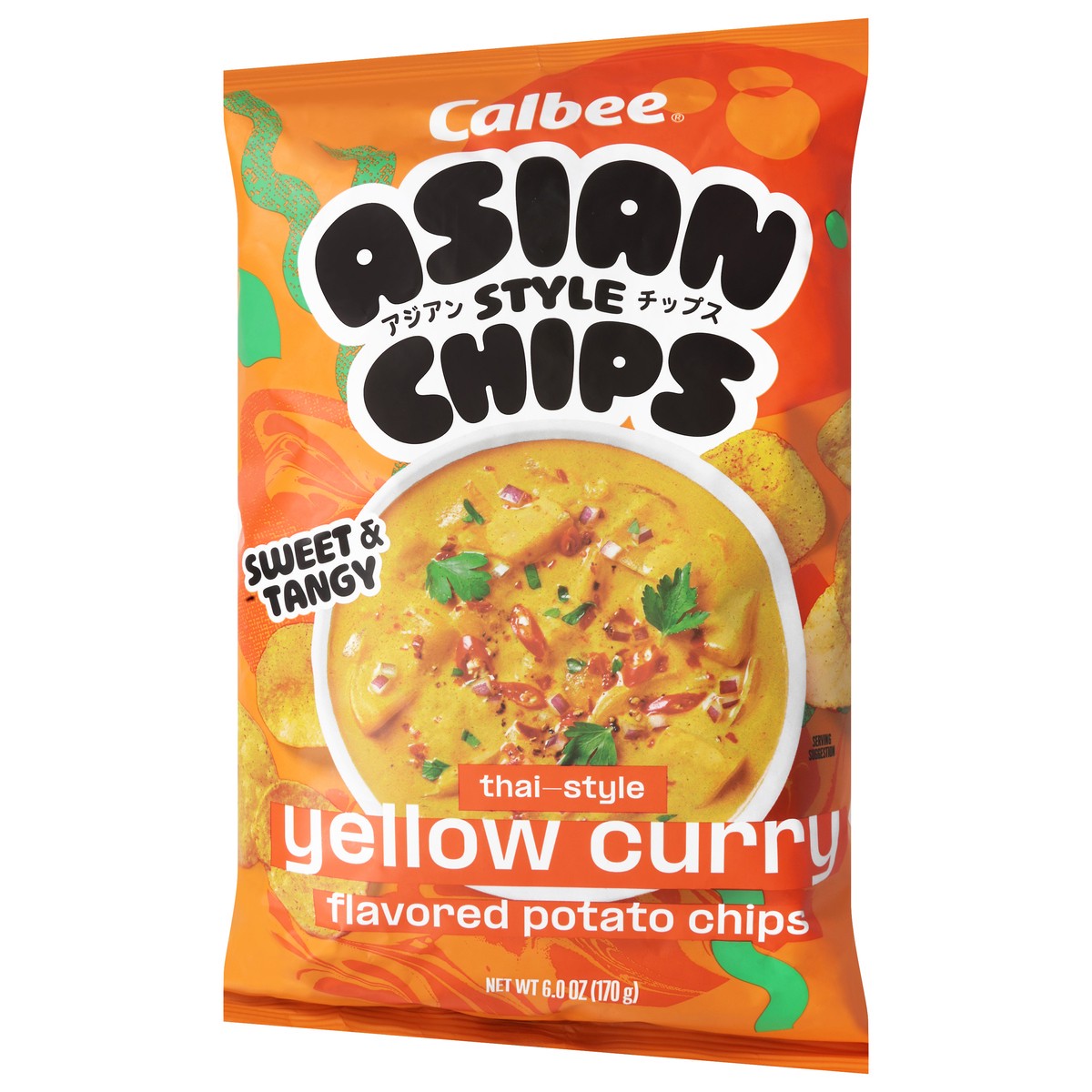 slide 3 of 4, Calbee Asian Style Thai-Style Yellow Curry Potato Chips 6.0 oz, 6 oz