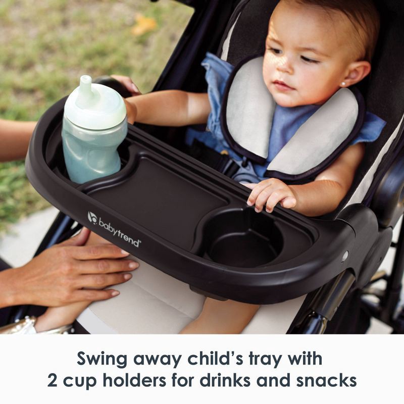 slide 8 of 20, Baby Trend Expedition DLX Jogger Travel System with EZ-Lift Plus Infant Car Seat - Madrid Tan, 1 ct