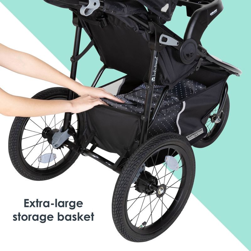 slide 9 of 20, Baby Trend Expedition DLX Jogger Travel System with EZ-Lift Plus Infant Car Seat - Madrid Tan, 1 ct