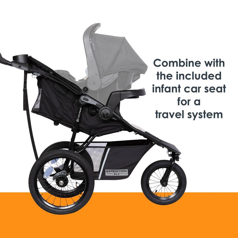 slide 11 of 20, Baby Trend Expedition DLX Jogger Travel System with EZ-Lift Plus Infant Car Seat - Madrid Tan, 1 ct