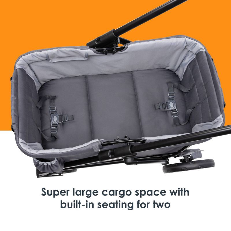 slide 12 of 17, Baby Trend Navigator 2-in-1 Stroller Wagon - Madrid Gray, 1 ct