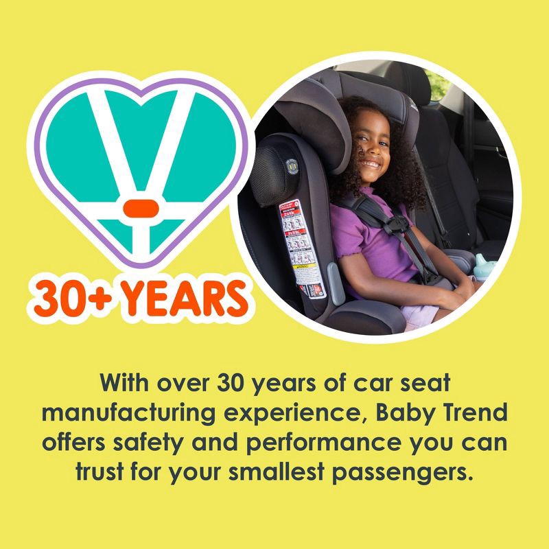 slide 18 of 19, Baby Trend Hybrid SI 3-in-1 Combination Booster Car Seat with Side Impact Protection - Madrid Black, 1 ct