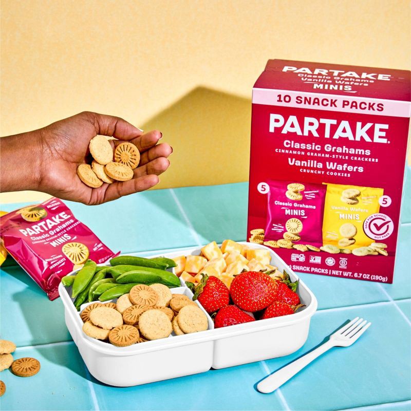 slide 3 of 9, Partake Gluten Free Vegan Vanilla Wafer and Classic Grahams - 6.7oz/10ct, 6.7 oz, 10 ct