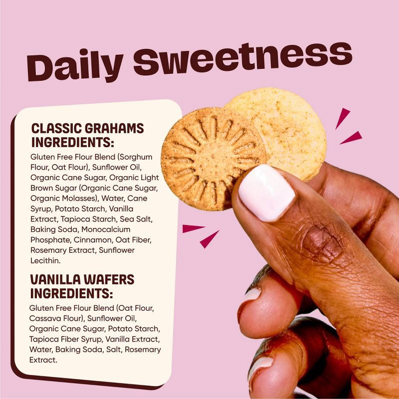 slide 7 of 9, Partake Gluten Free Vegan Vanilla Wafer and Classic Grahams - 6.7oz/10ct, 6.7 oz, 10 ct
