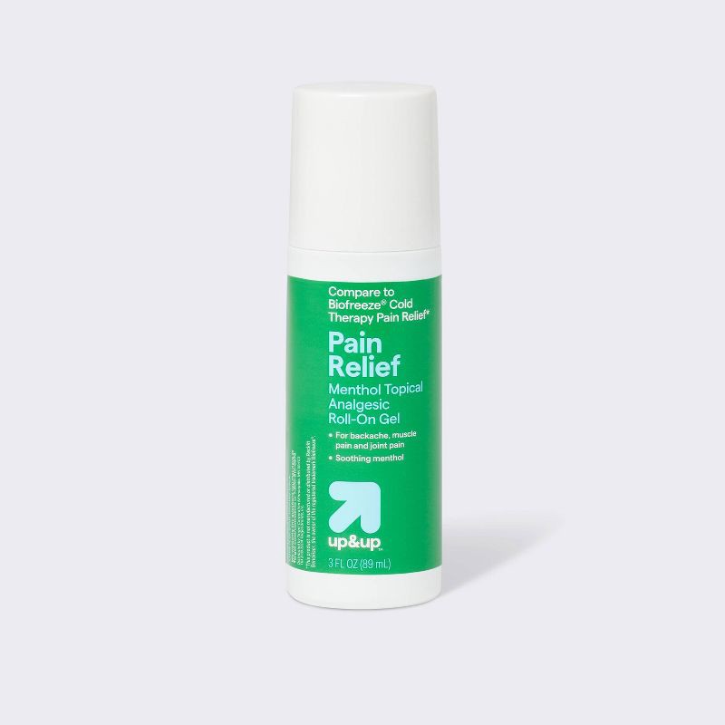 slide 1 of 3, Pain Relieving Roll on Gel - 3 fl oz - up&up™, 3 fl oz