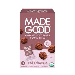MadeGood Organic Gluten Free Double Chocolate Cookies Soft Baked - 10.2oz/12ct