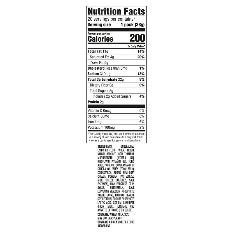 slide 4 of 15, Ritz Cheese Crackers Sandwiches Family Size - 27oz/20ct, 27 oz, 20 ct