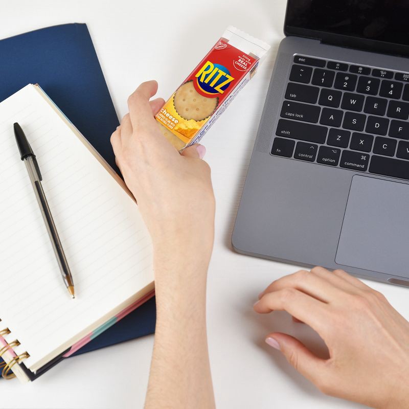 slide 6 of 15, Ritz Cheese Crackers Sandwiches Family Size - 27oz/20ct, 27 oz, 20 ct