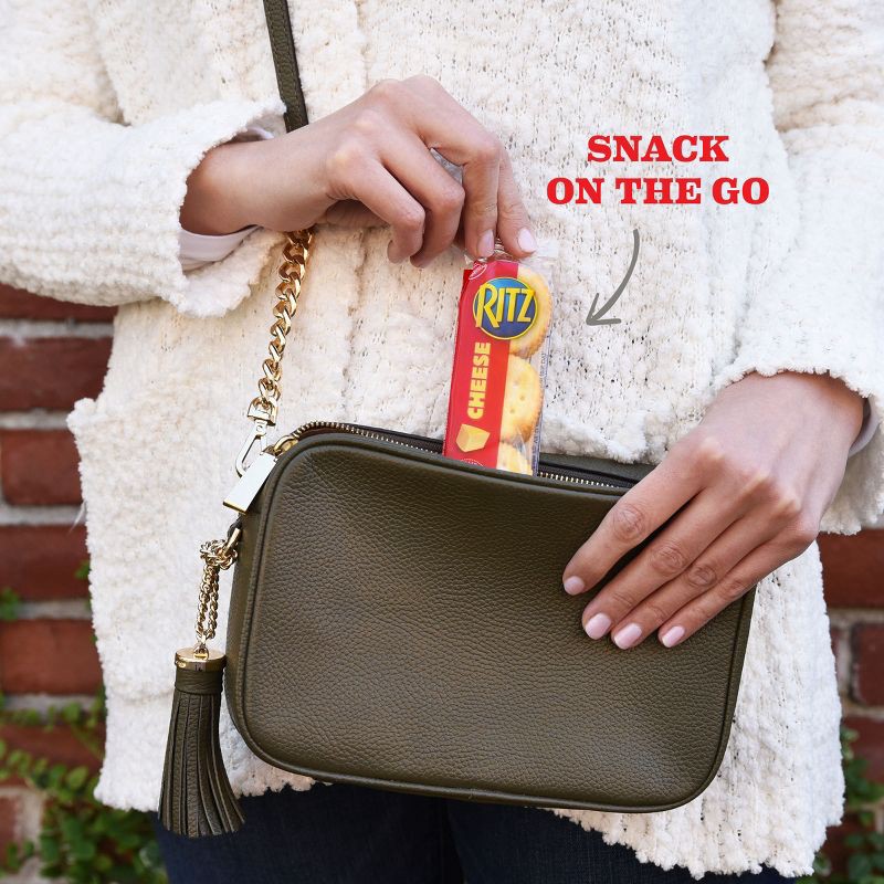 slide 8 of 15, Ritz Cheese Crackers Sandwiches Family Size - 27oz/20ct, 27 oz, 20 ct