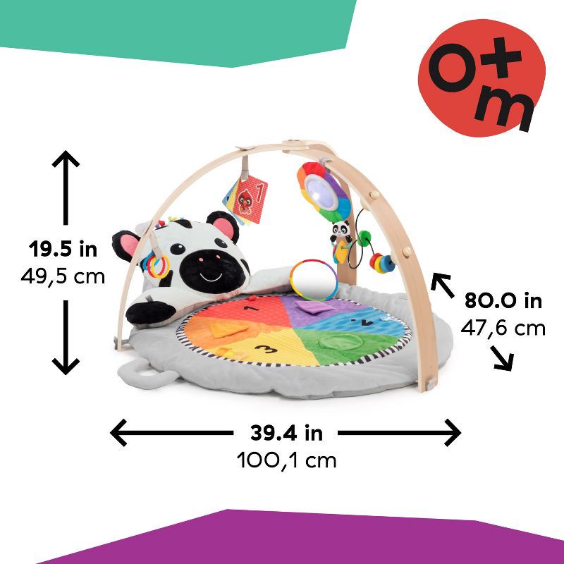 slide 9 of 14, Baby Einstein Zen's Activity Milestones Plush Gym Playmat, 1 ct