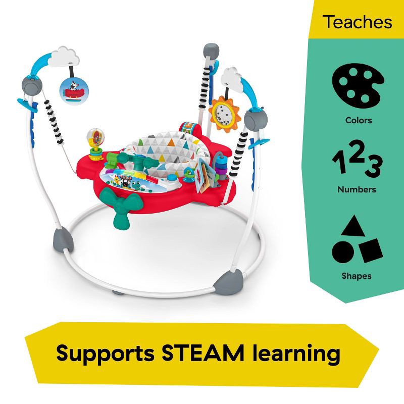 slide 4 of 16, Baby Einstein Ocean Explorers Airplane Adventure 2-in-1 Activity Jumper, 1 ct