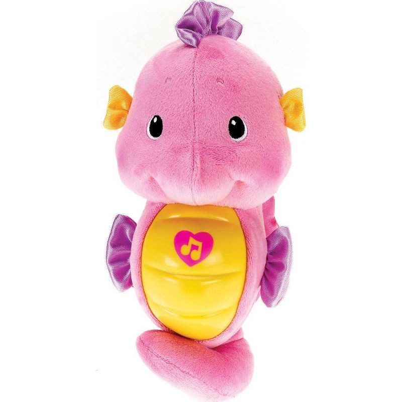 slide 5 of 6, Fisher-Price Soothe N' Glow Crib Toy - Seahorse Pink, 1 ct
