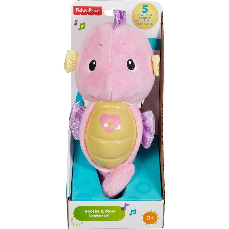 slide 6 of 6, Fisher-Price Soothe N' Glow Crib Toy - Seahorse Pink, 1 ct