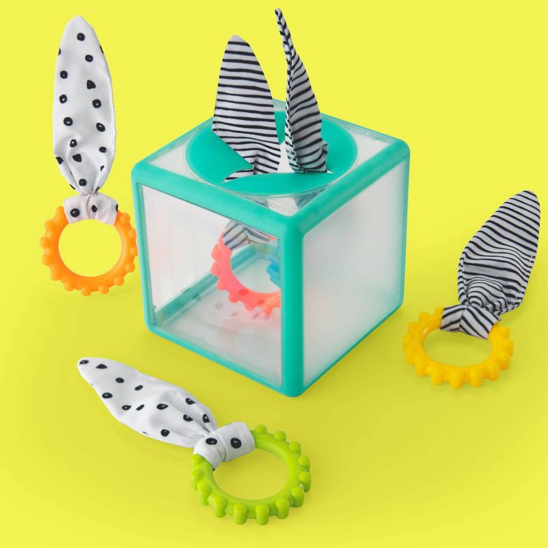 slide 3 of 5, Sassy Toys Rainbow Ring Drop Stacking Toy, 1 ct