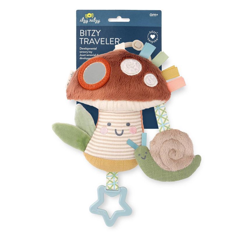 slide 2 of 5, Itzy Ritzy Traveller Learning Toy - Mushroom, 1 ct