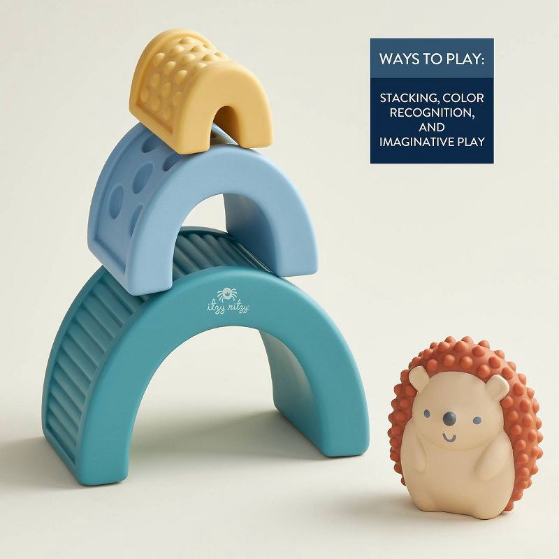 slide 5 of 6, Itzy Ritzy Blocks Stacking Toy - 10pc, 10 ct