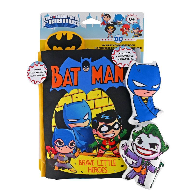 slide 2 of 5, Warner Bros. Warner Brothers Batman and DC Super Hero Deluxe Comic Soft Book - Brave Little Heroes, 1 ct