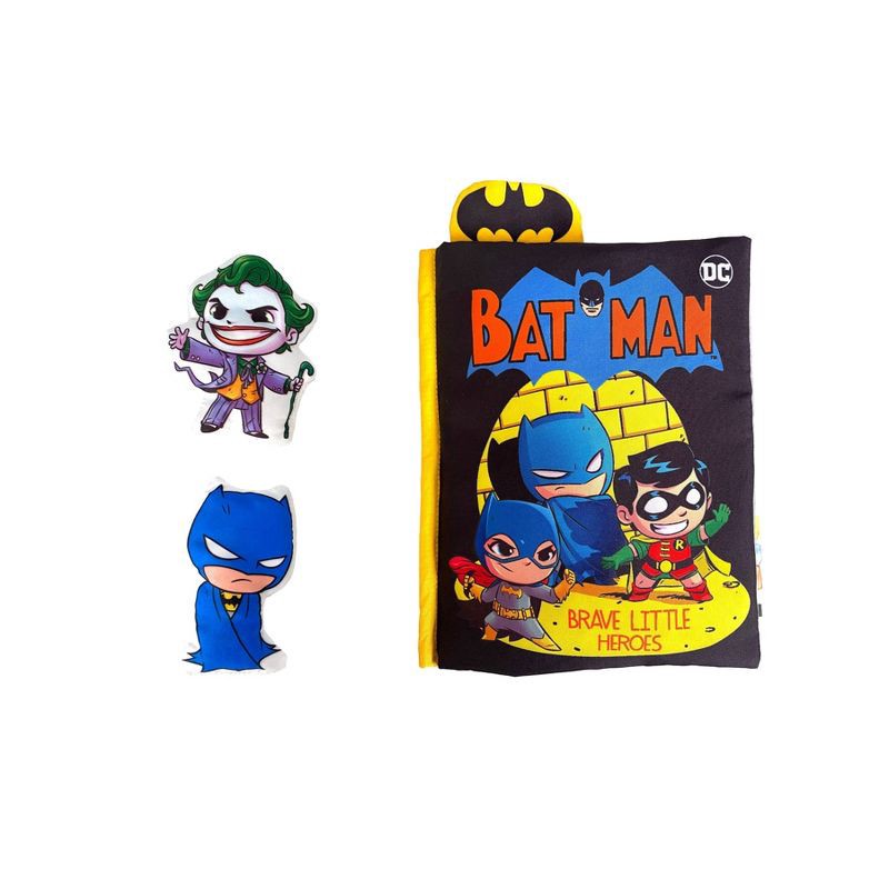slide 1 of 5, Warner Bros. Warner Brothers Batman and DC Super Hero Deluxe Comic Soft Book - Brave Little Heroes, 1 ct