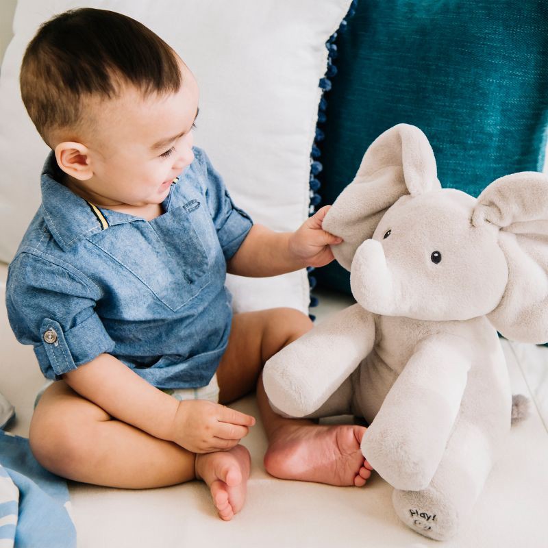 slide 3 of 7, GUND Baby Flappy the Elephant Musical Plush, 1 ct