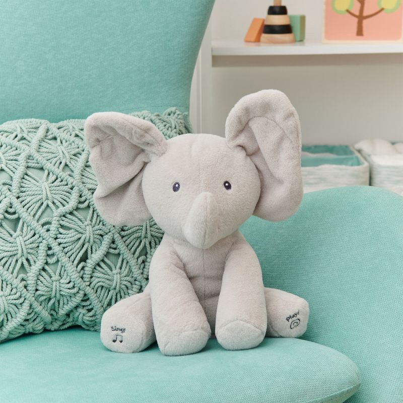 slide 7 of 7, GUND Baby Flappy the Elephant Musical Plush, 1 ct