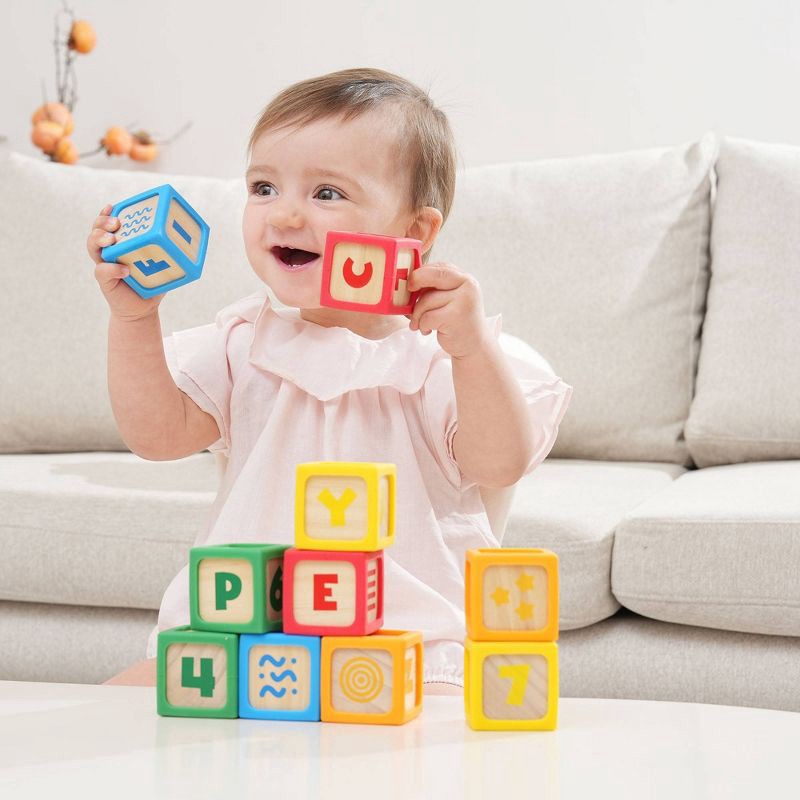 slide 10 of 16, Hape My First Wooden Blocks Stacking Toy, 1 ct