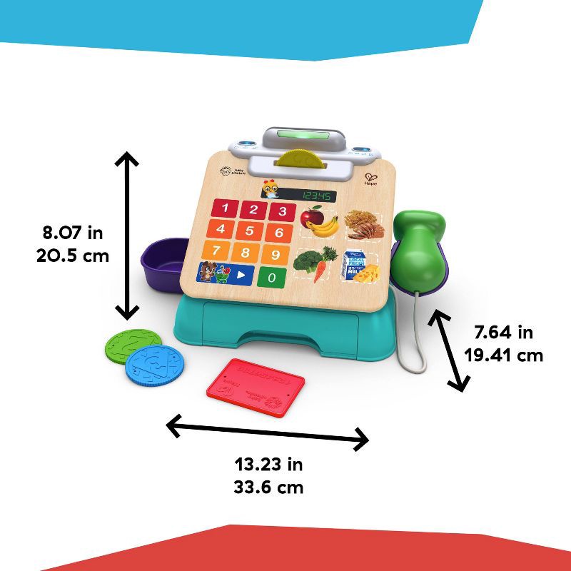 slide 6 of 16, Baby Einstein Magic Touch Cash Register Pretend to Check Out Baby Learning Toy, 1 ct