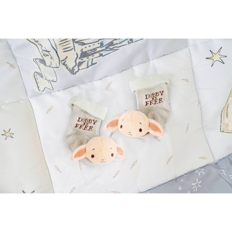 slide 5 of 5, Harry Potter Dobby Foot Baby Rattle, 1 ct