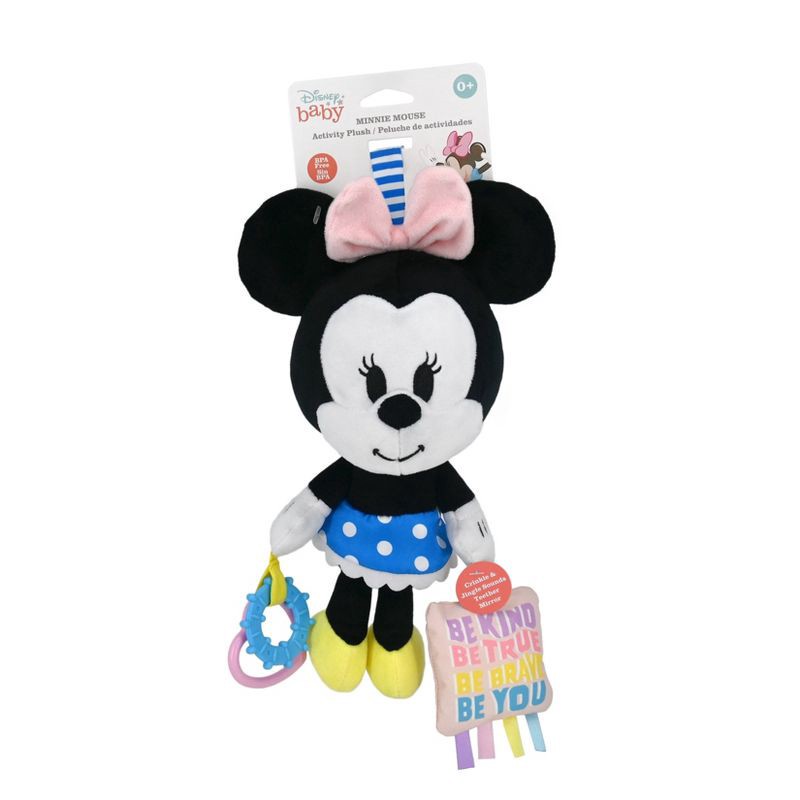 slide 4 of 4, Disney Baby Minnie Mouse Activity Plush, 1 ct