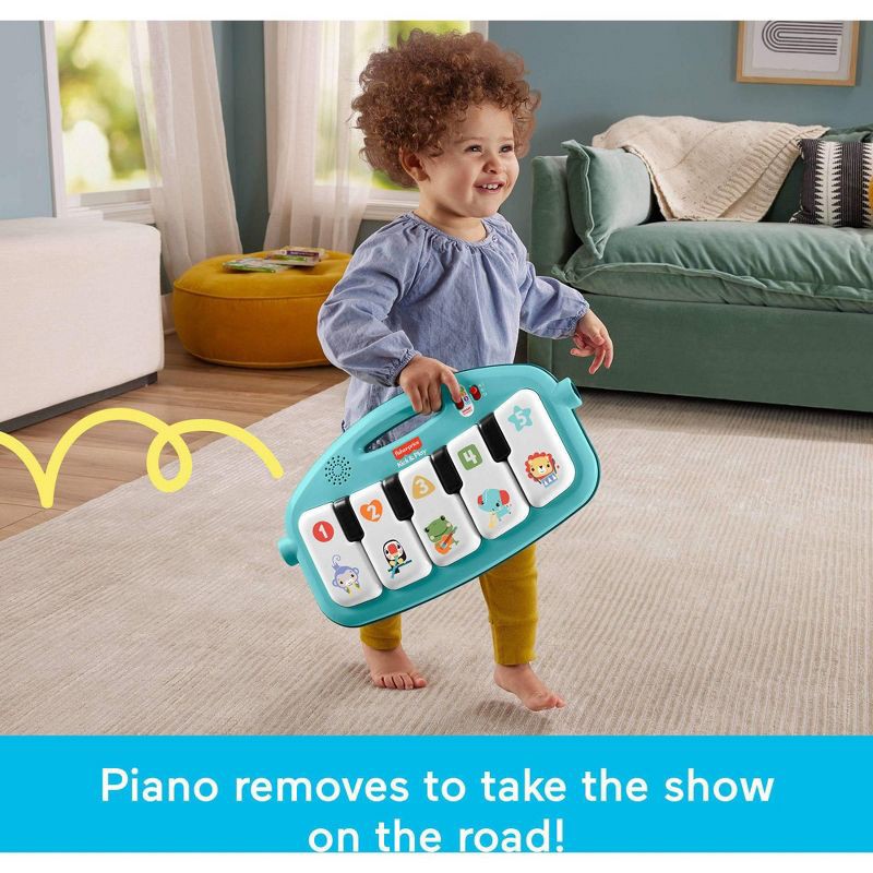 slide 6 of 6, Fisher-Price Glow & Grow Kick and Play Gym - Blue, 1 ct