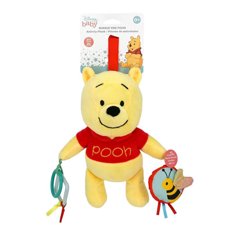 slide 2 of 4, Disney Baby Winnie the Pooh Activity Plush, 1 ct