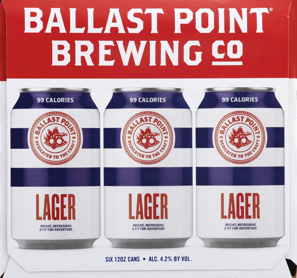 slide 5 of 10, Ballast Point Lager Beer 6Pk, 72 fl oz