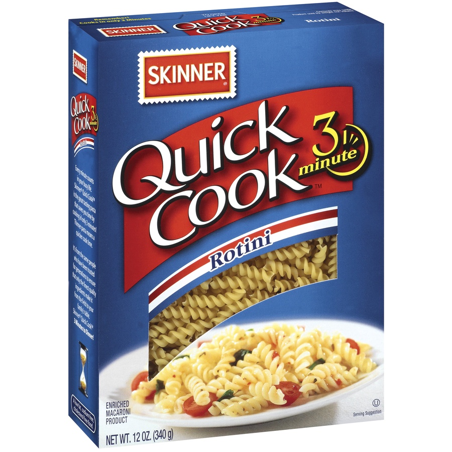 slide 2 of 3, Skinner Rotini Quick Cook Pasta, 1 ct