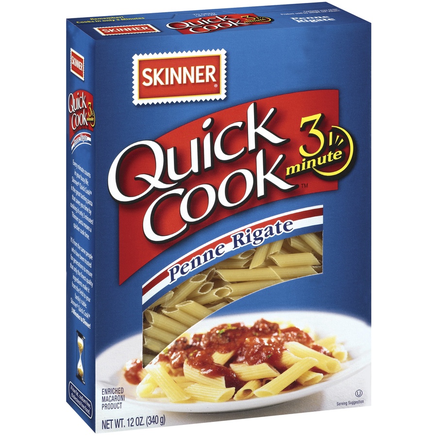 slide 2 of 3, Skinner Quick Cook Penne, 12 oz