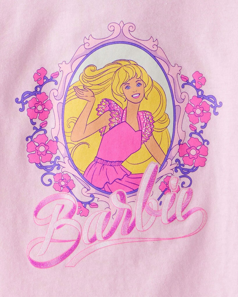 slide 2 of 6, Carter's Carters Girls 3-Pack Barbie Long-Sleeve Graphic Tees Multi 10, 1 ct