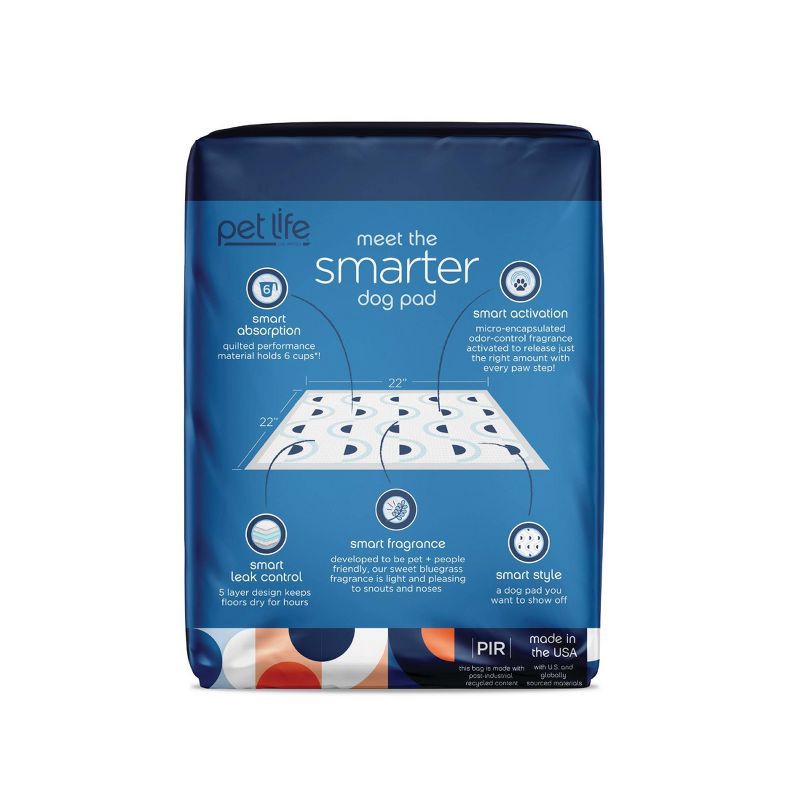 slide 2 of 6, Pet Life Unlimited Puppy Smart Prints Training Dog Pads - L - 40ct, 40 ct