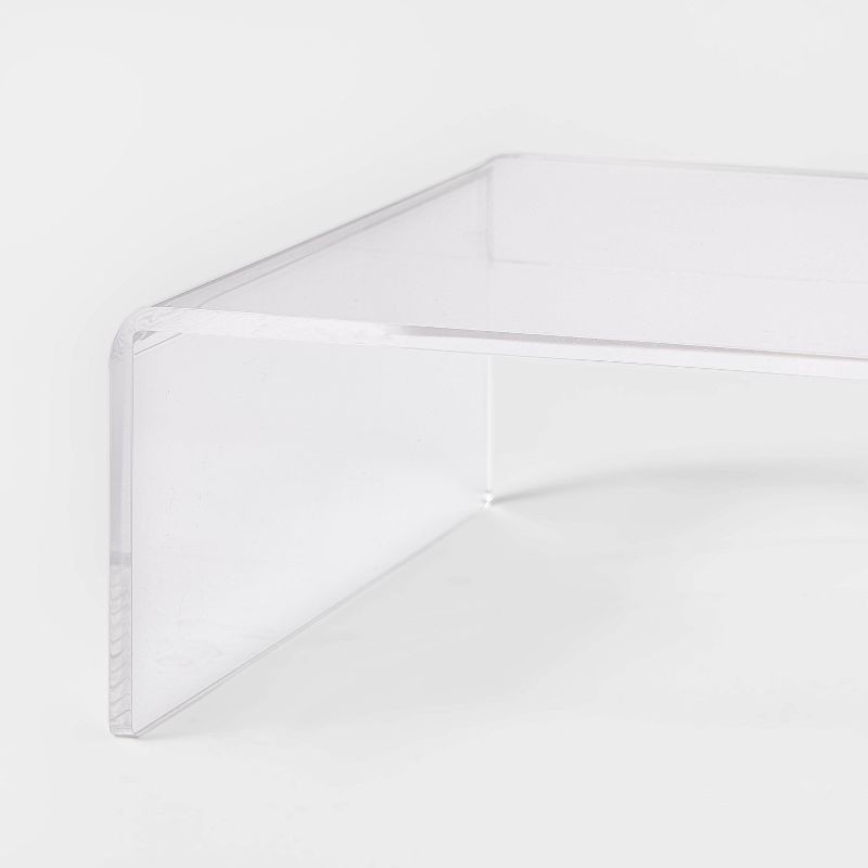 slide 3 of 3, Acrylic Monitor Stand Clear - Threshold™, 1 ct