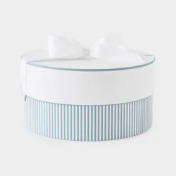 Sugar Paper + Target Blue/White Striped Large Gift Box - Sugar Paper™
