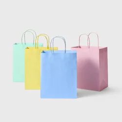 4pk Small Gift Bags Colorful - Spritz™