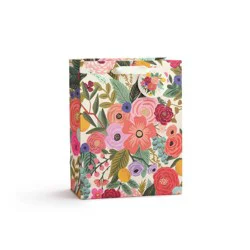 Rifle Paper Co. Garden Party Cub Gift Bag: Floral Paper Gift Bag for All Occasions, 10" x 7.8" x 4"