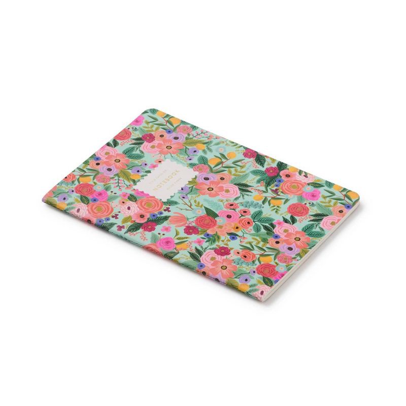 slide 2 of 4, Rifle Paper Co. Garden Party Stitched Notebook: Lined Paper, Soft Cover, 6x8.5 Inches, 64 Pages, Multicolored, 1 ct