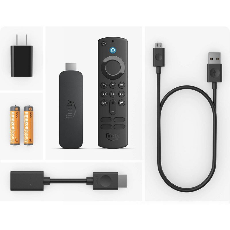 slide 3 of 3, Amazon Fire TV Stick with 4K Ultra HD Streaming Media Player and Alexa Voice Remote (2023), 1 ct