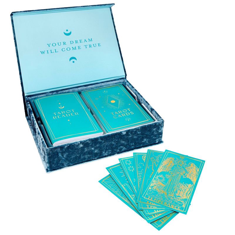 slide 6 of 10, Tarot Card Game: Eccolo Deluxe Set for Adults, Creative Play, 78 Cards, 2+ Players, Ages 12+, 1 ct