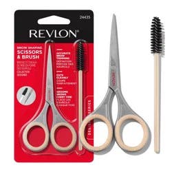 Revlon Designer Series with Brow Scissor and Spoolie Brush Set - 2pc