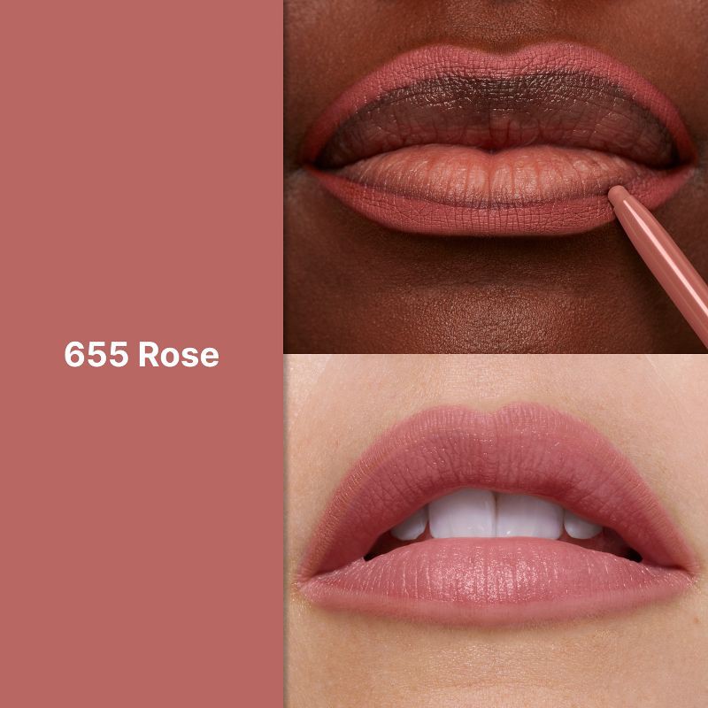 slide 3 of 7, Revlon ColorStay Lip Liner with Built in Sharpener - 655 Rose - 0.01oz, 0.01 oz