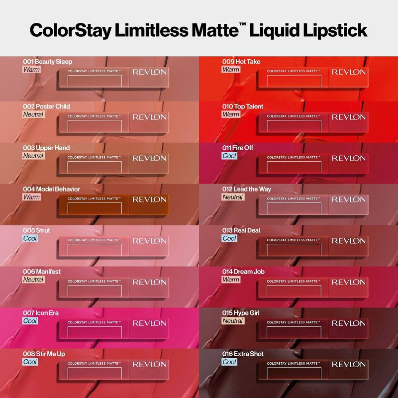 slide 8 of 11, Revlon No-Budge Matte ColorStay Limitless Liquid Lipstick - 007 Icon Era - 0.17 fl oz, 0.17 fl oz